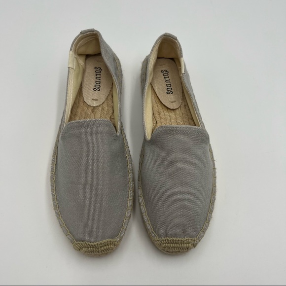 Soludos Canvas Platform Espadrille Slip on Shoe - Picture 2 of 7